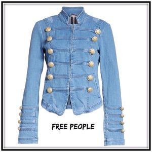 💛 DENIM Military JACKET